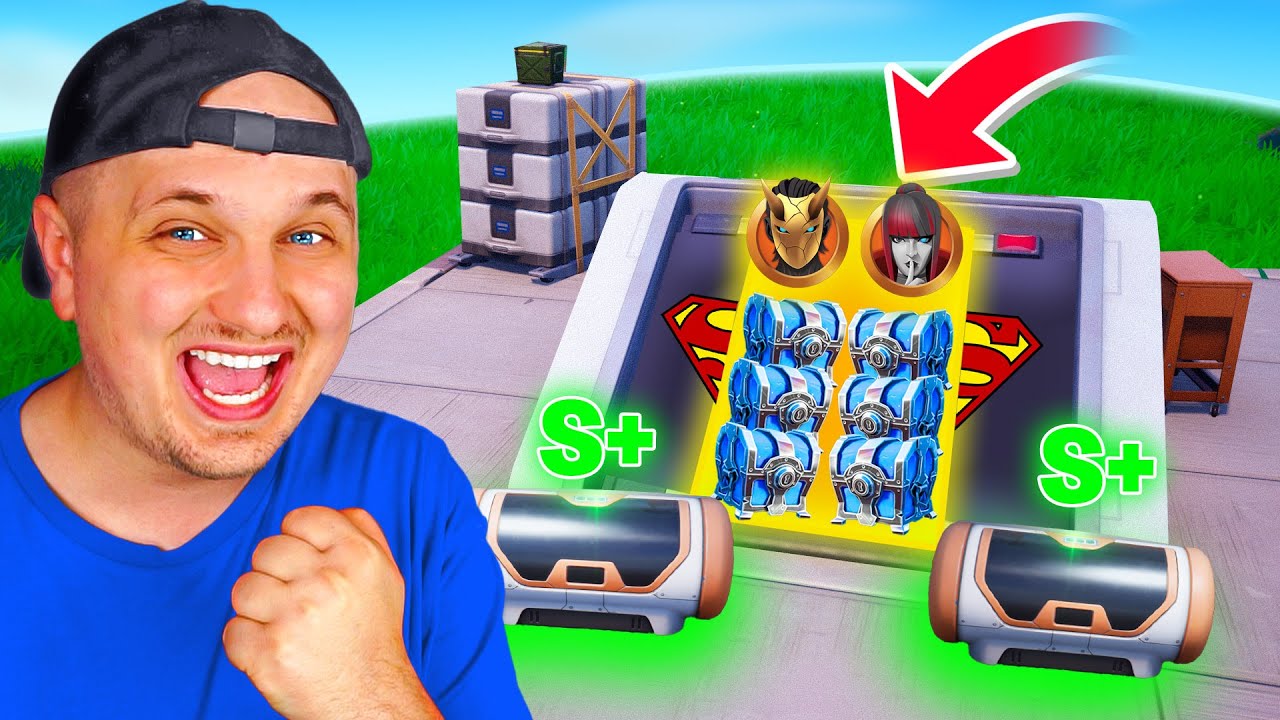 LOOT TYLKO Z BUNKRA SUPERBOHATERA CHALLENGE  w Fortnite