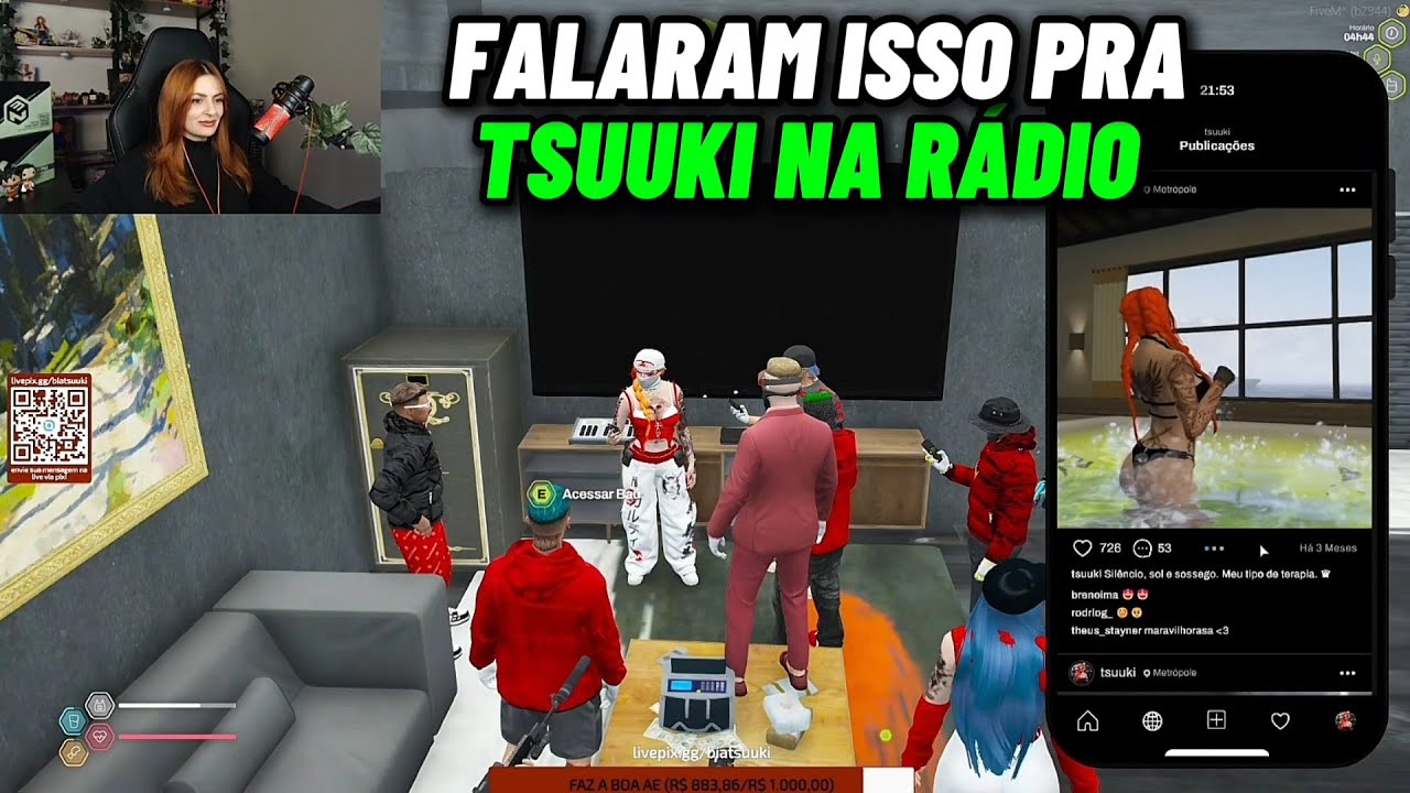 REAÇÃO DA TSUUKI COM LOCKING ALBAARA E O PESSOAL DA FRANÇA FALANDO ISSO DELA NA RÁDIO