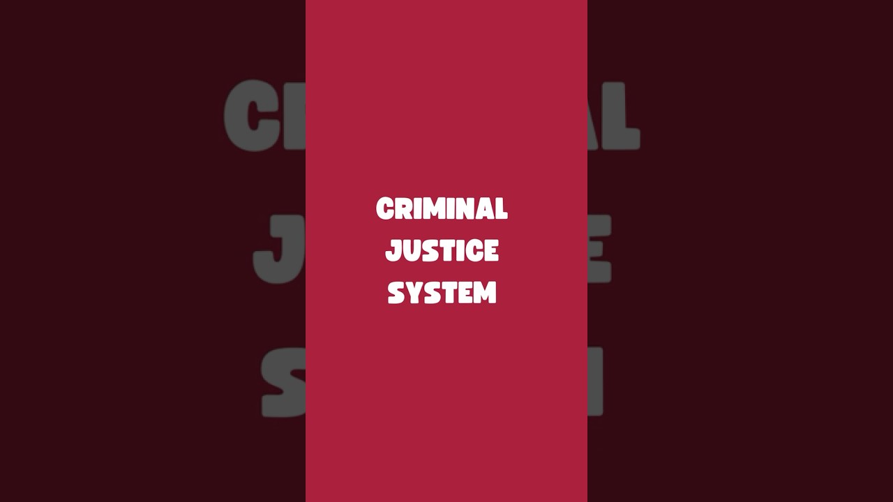 Criminal Justice System | Terms to Remember