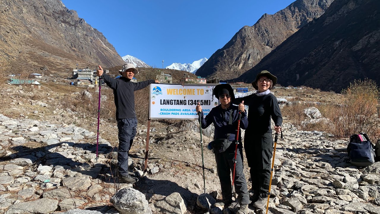 Thangshyap to Langtang Village during langtang Valley Trekking 