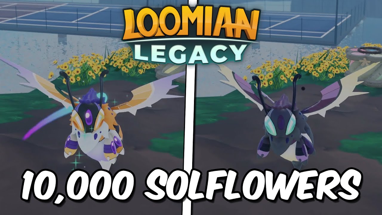 How lucky can I be using 10,000 Solflowers in Loomunity Park 2025? | Loomian Legacy Roblox