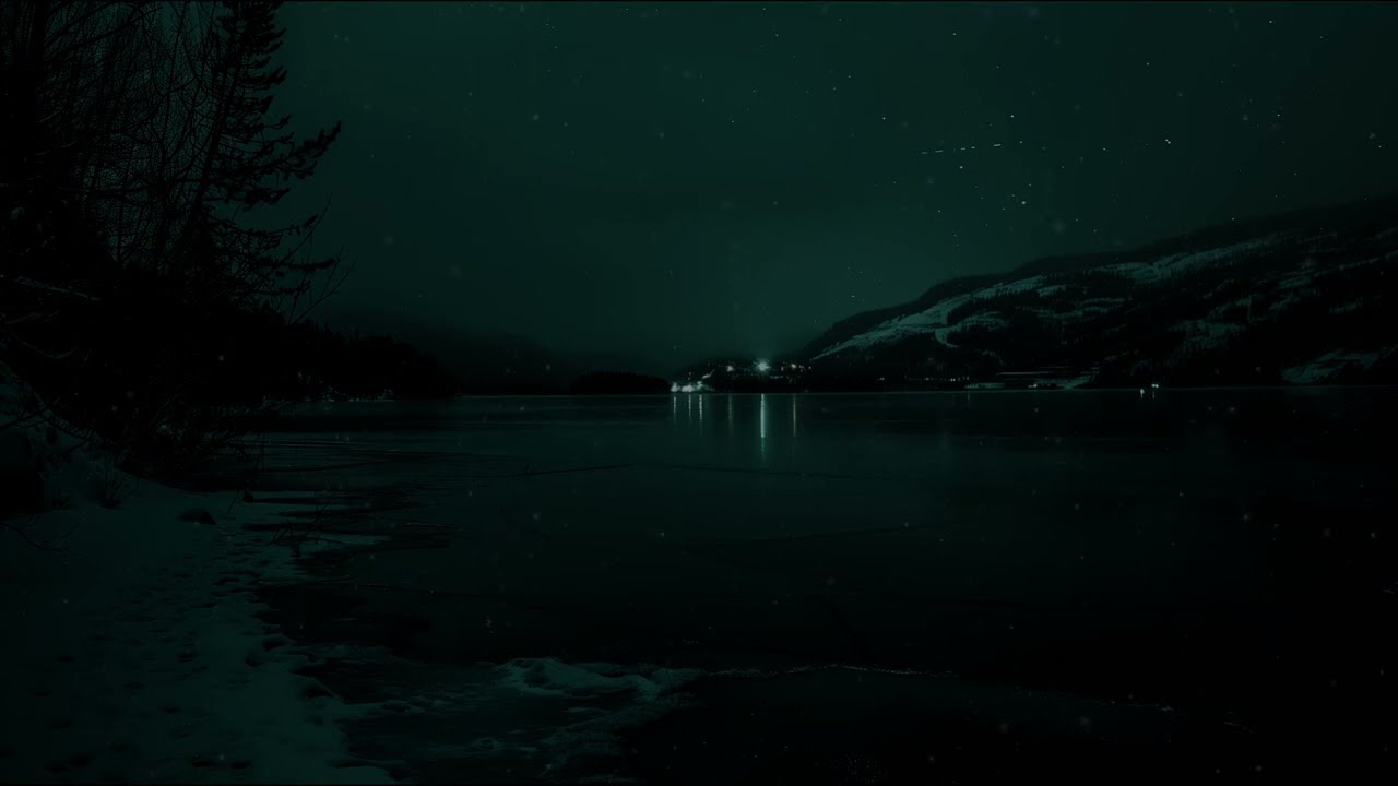 frozen lake at midnight (ambient sleep mix)