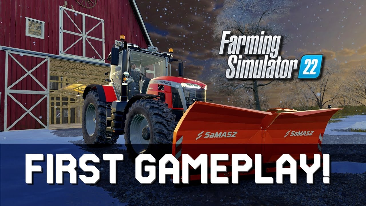 Farming Simulator 22 - 🚜 First Official 🎮 Gameplay PL - FarmCon21 | PS5 and PC #FS22