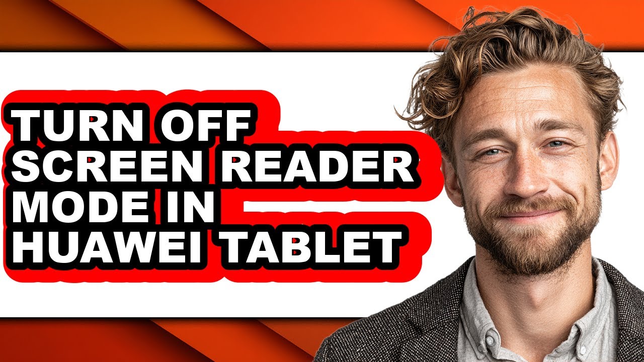How to Turn Off Screen Reader Mode in Huawei Tablet (only Way)
