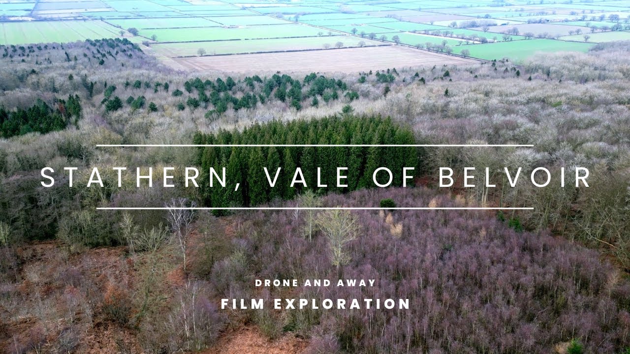 Exploring Stathern Wood, Vale of Belvoir in Winter by Drone | Cinematic 4k UHD