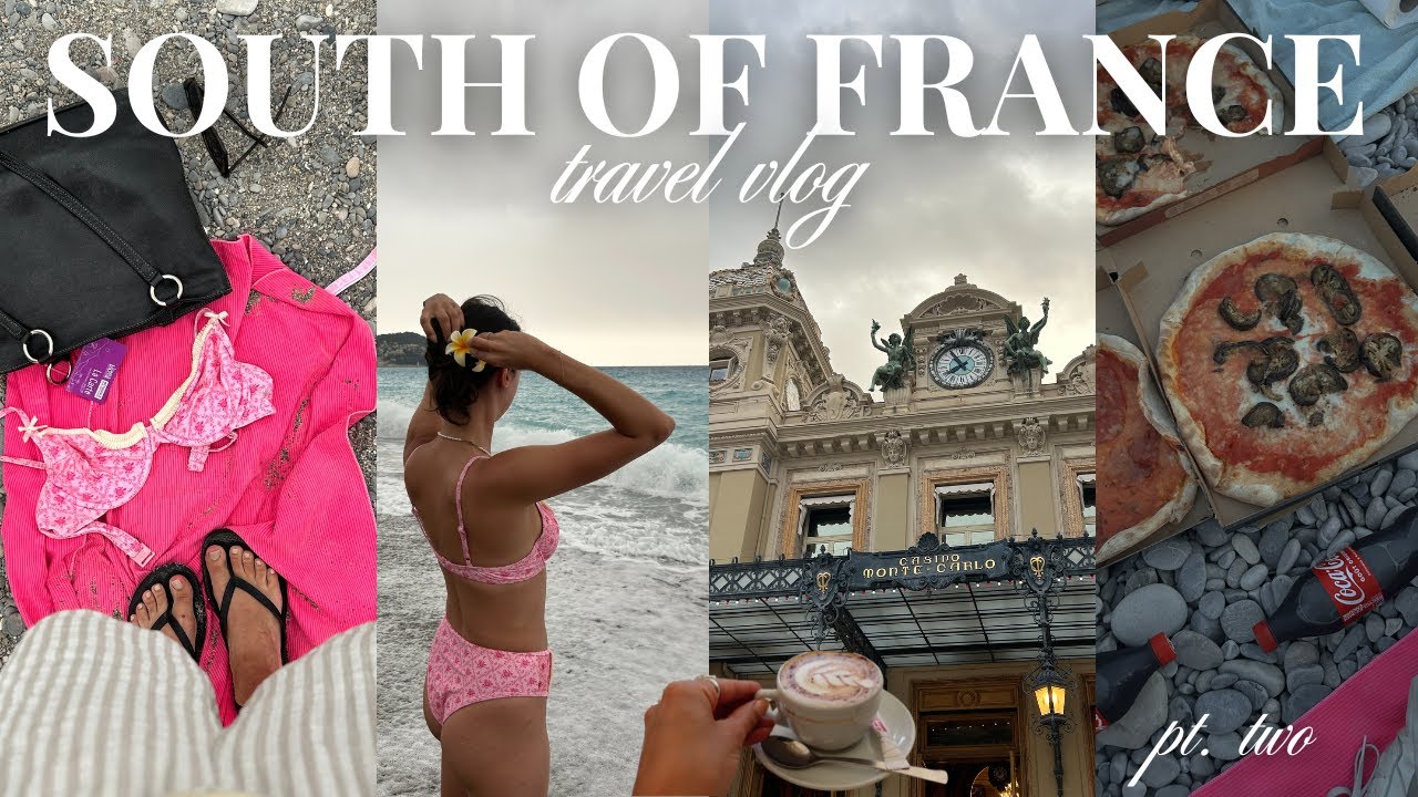 south of France travel vlog: Nice, Provence & Monaco (beach days, shopping + making perfume) | pt.2