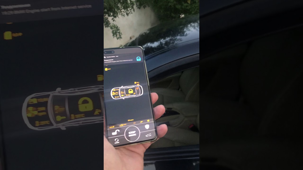 BMW E60 - Pandora smart remote start engine.