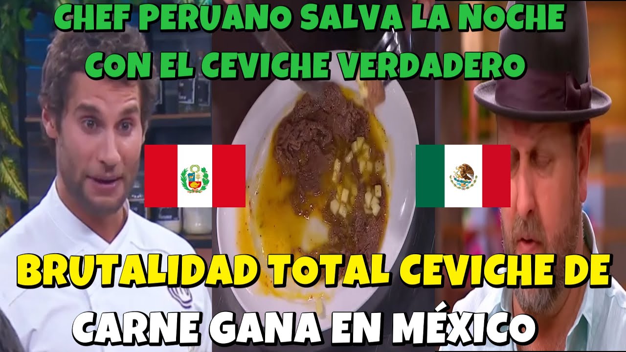 MEXICANA PREPARA CEVICHE DE CARNE..¡Y LO PEOR ES QUE GANA!