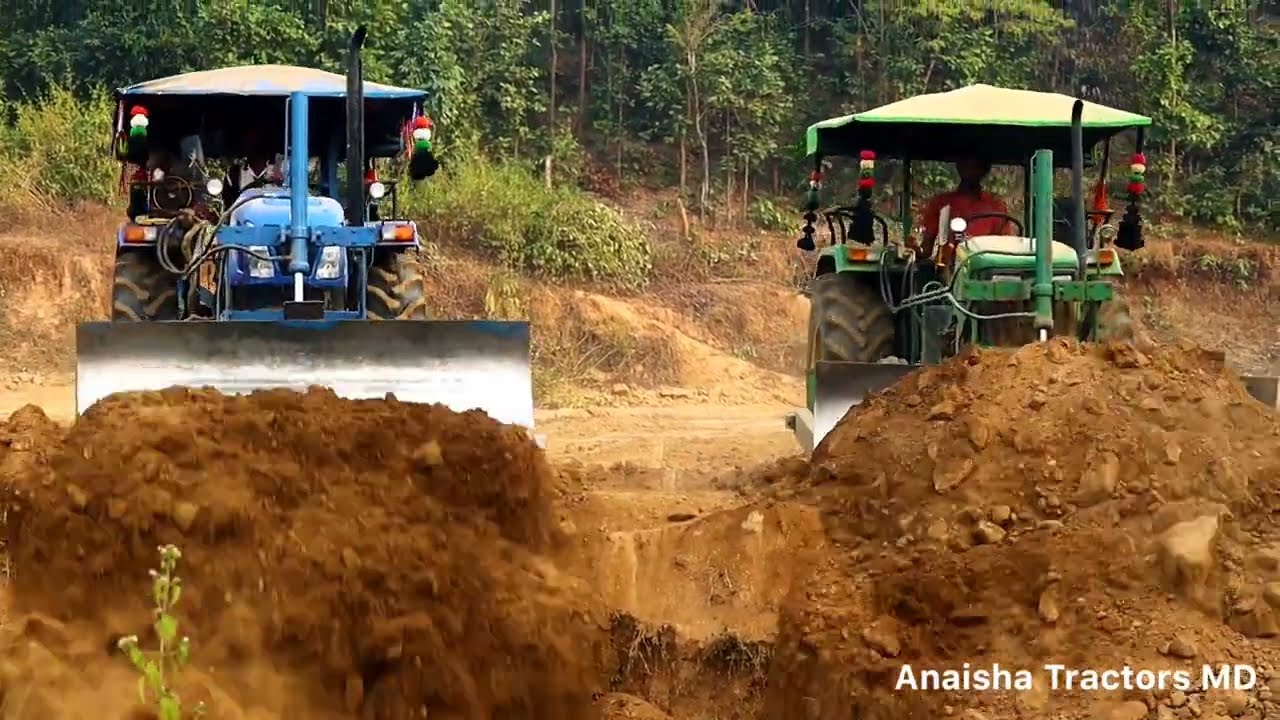 new holland 3600-2 excel dozer vs John Deere 5310 dozer working in field