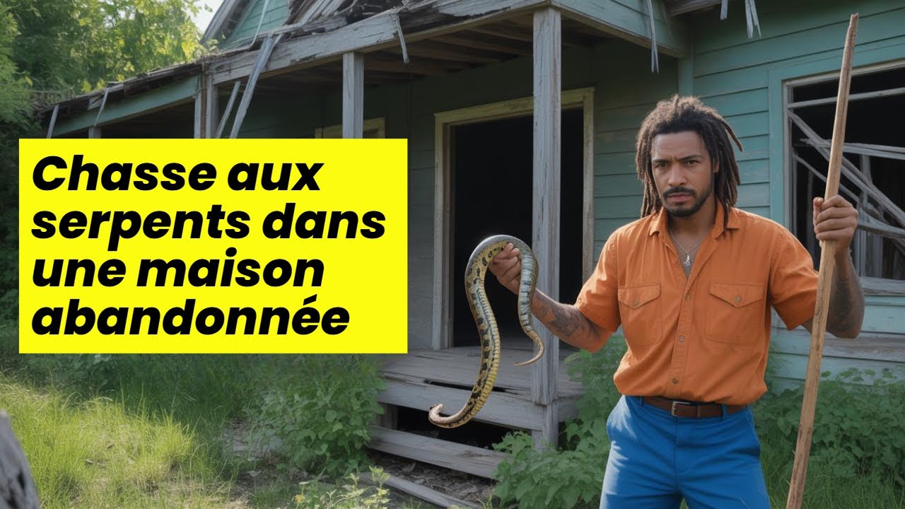 Vipères dans les murs : Mon aventure avec les serpents dans une maison abandonnée.