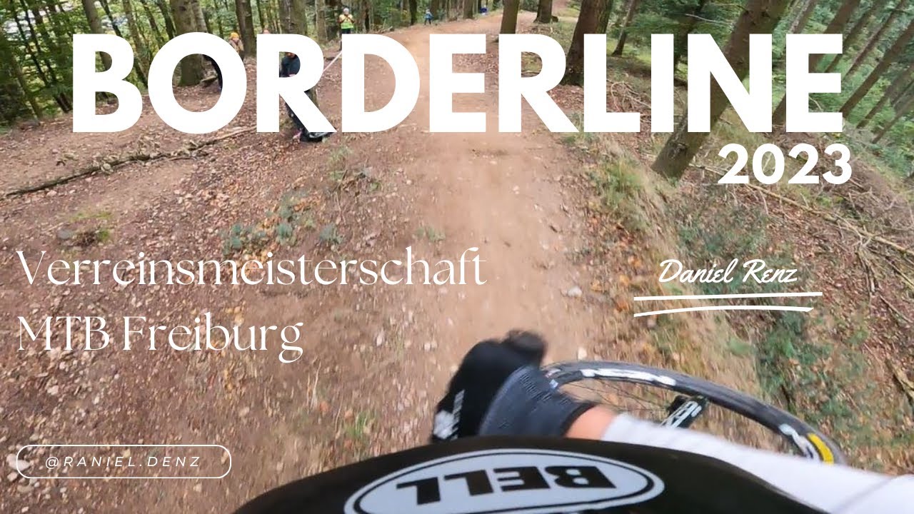 MTB Freiburg Borderline 2023 I Verreinsmeisterschaft I Podium Run I Full Run Daniel Renz