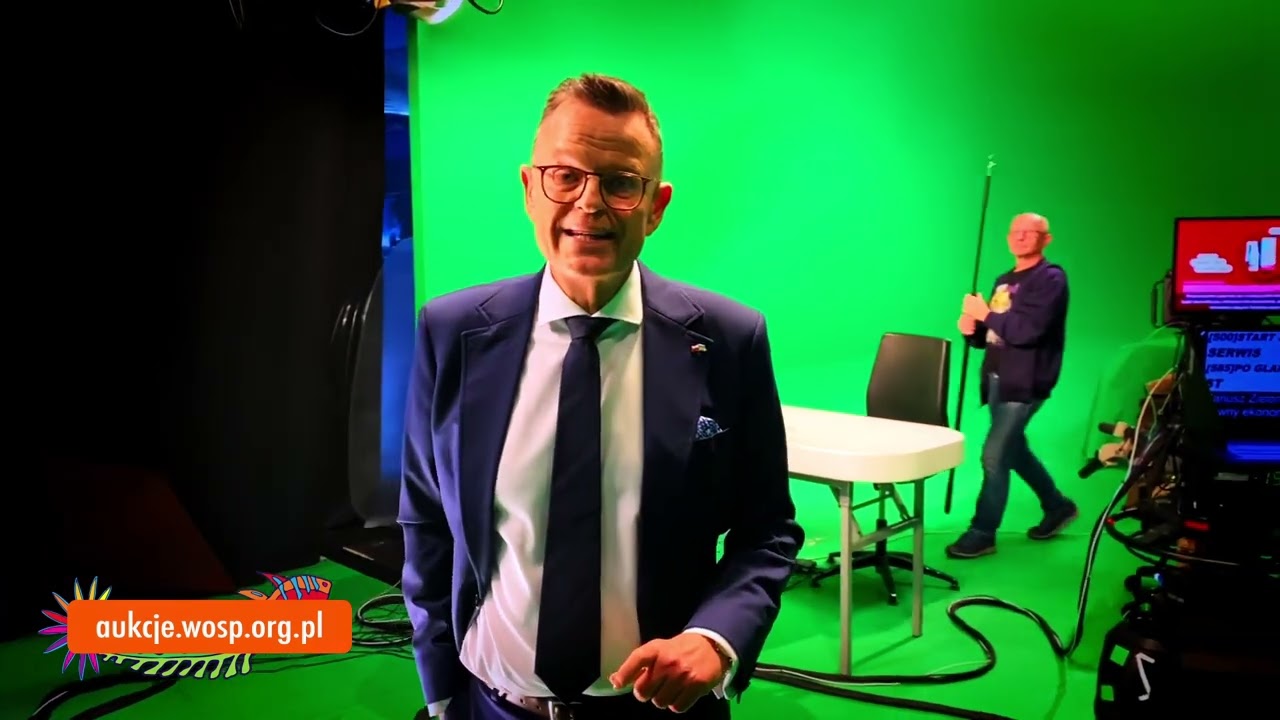 Andrzej Morozowski dla WOŚP: Spotkanie w studio TVN24