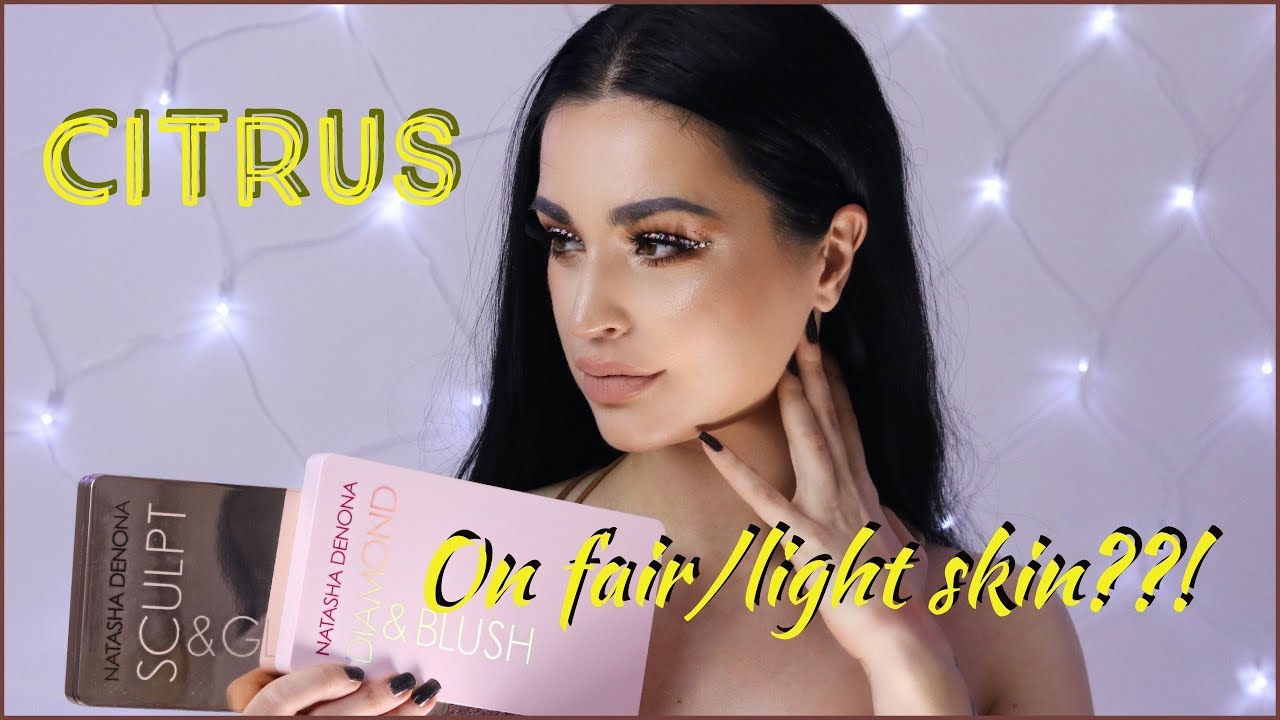 NATASHA DENONA Diamond & Blush CITRUS  PALETTE HONEST NO BULLSH*T REVIEW & TUTORIAL