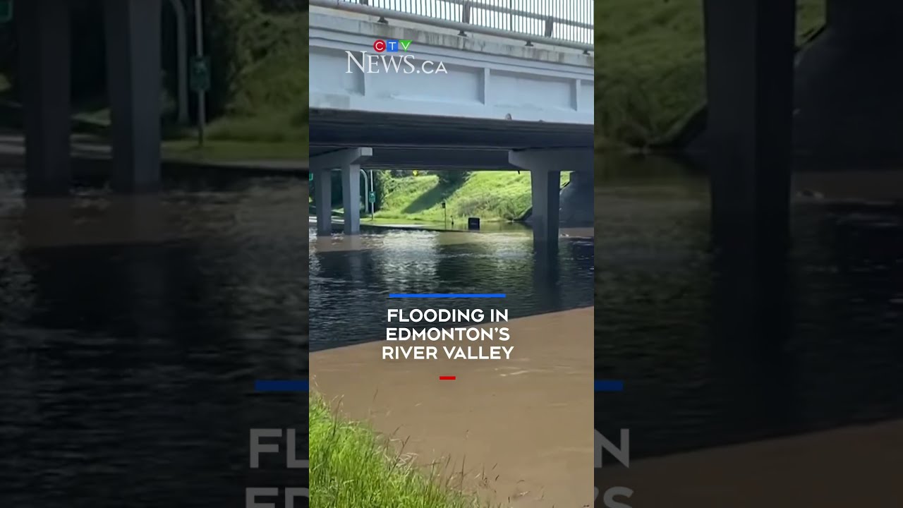 Flooding in Edmonton's river valley
