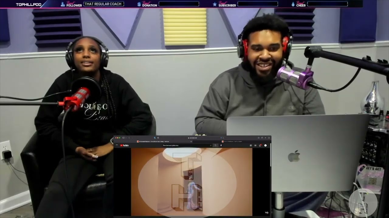 REACTING TO DIAMOND PLATNUMZ - FINE (OFFICIAL TOP HILL REACTION)