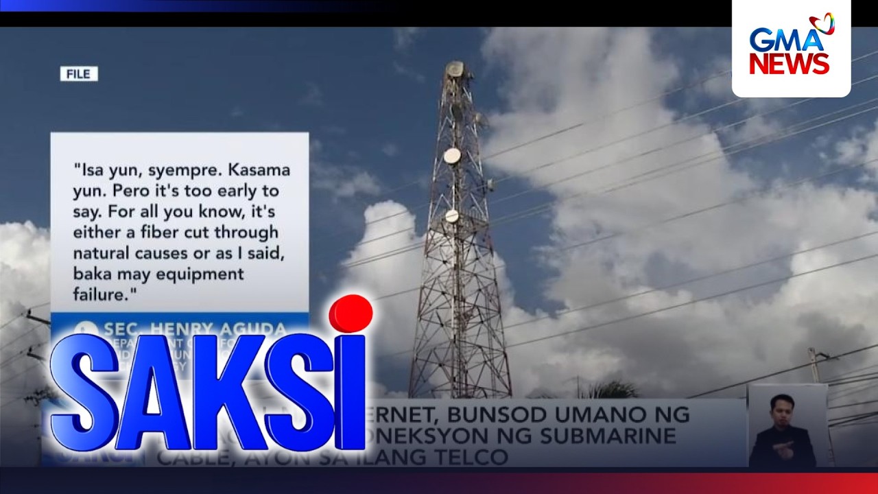Mabagal na internet, bunsod umano ng bumagsak na koneksyon ng submarine cable, ayon... | Saksi