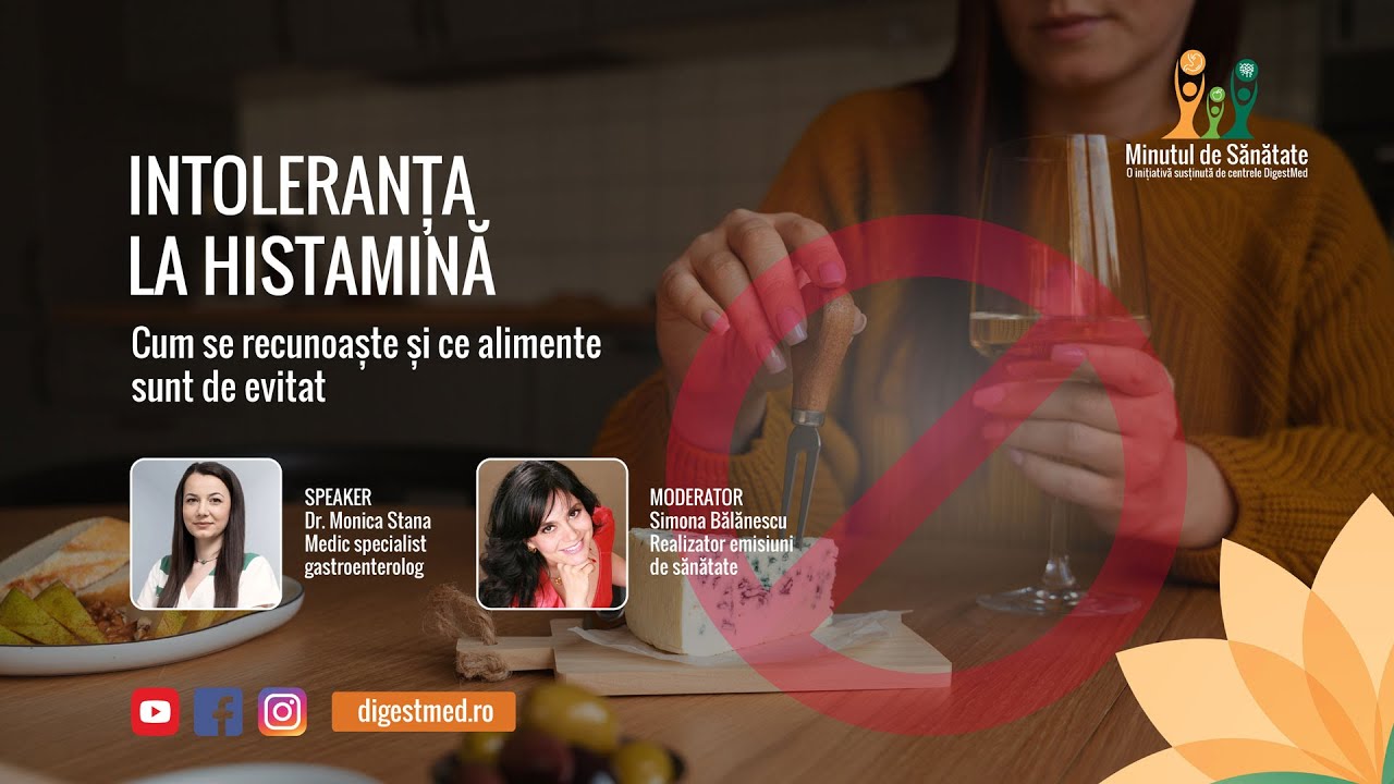 Minutul de Sănătate - Intoleranța la histamină