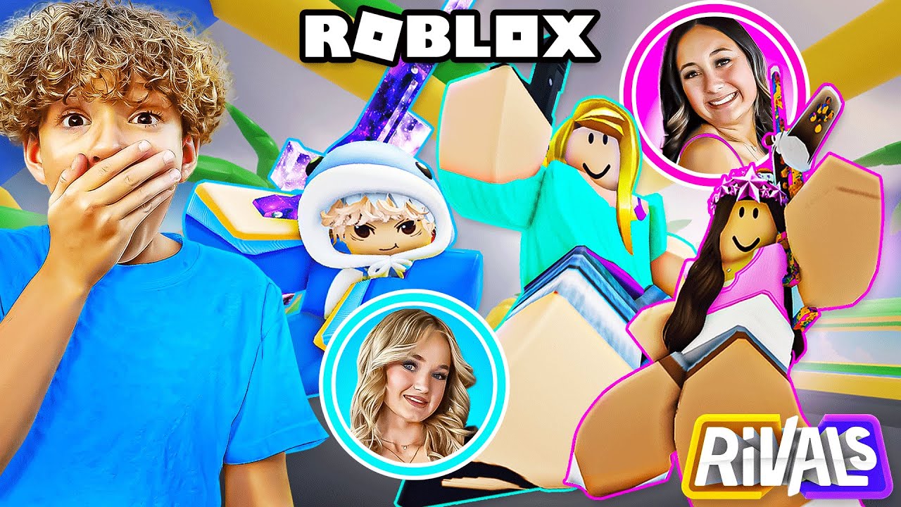 Roblox Rivals, but with MY SISTER and HER FRIEND! *BAD IDEA*