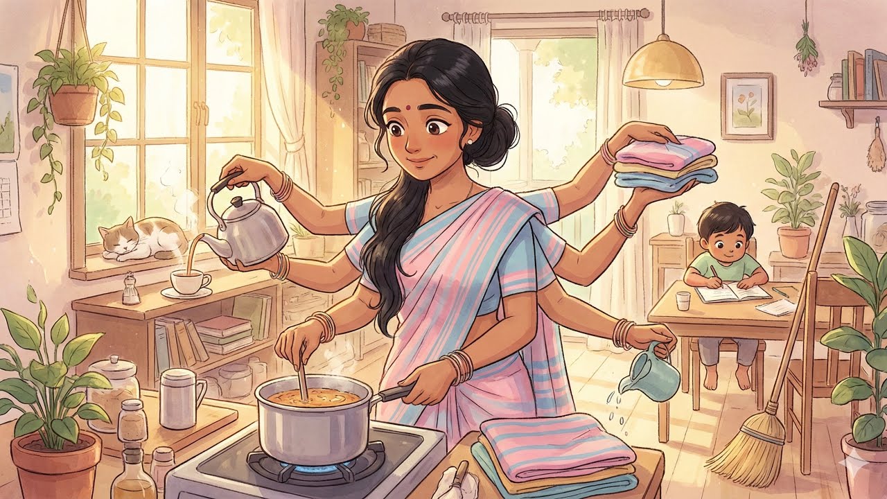 🌸The Work No One Sees : A Mother’s Day in Ghibli Style
