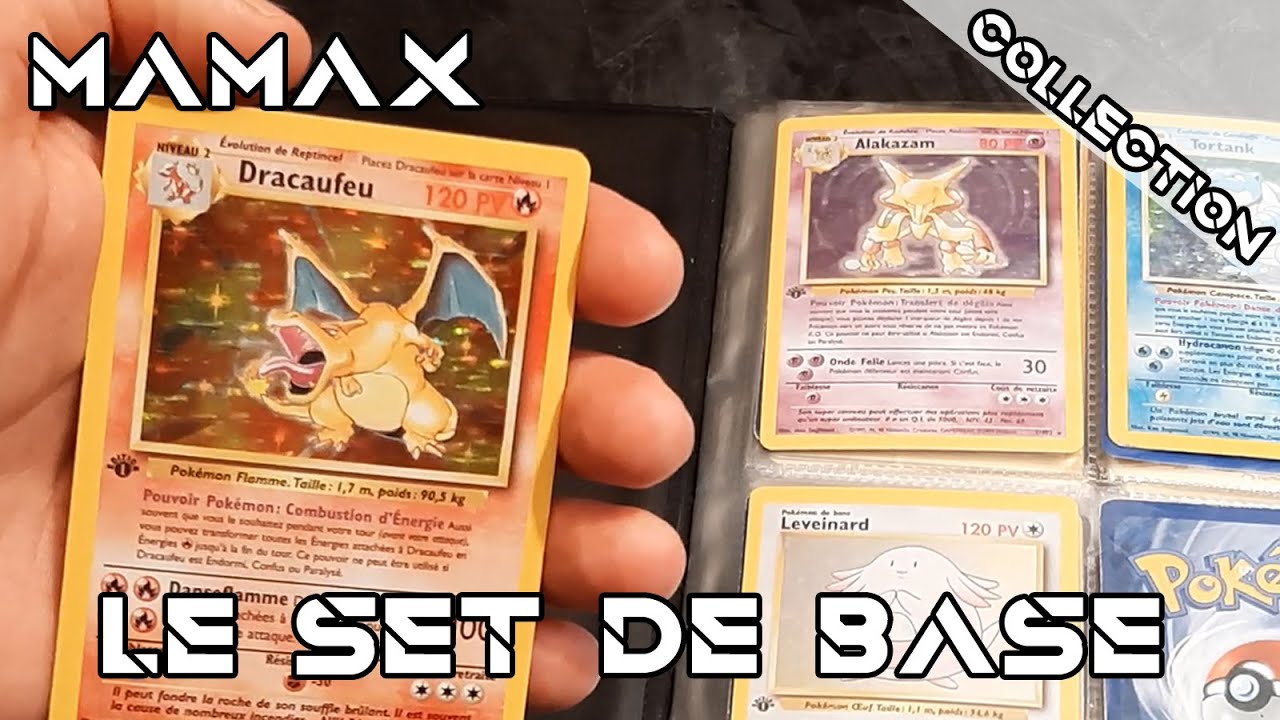 [COLLECTION N°7] Présentation du Set de Base FR/US 1st EDITION et SHADOWLESS CARTE POKEMON WIZARD