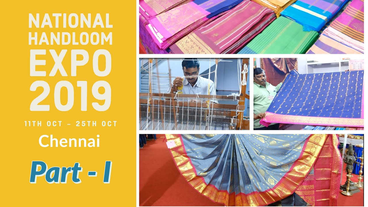 National Handloom Expo 2019 | தேசிய கைத்தறி கண்காட்சி 2019 | Part - I | 4K