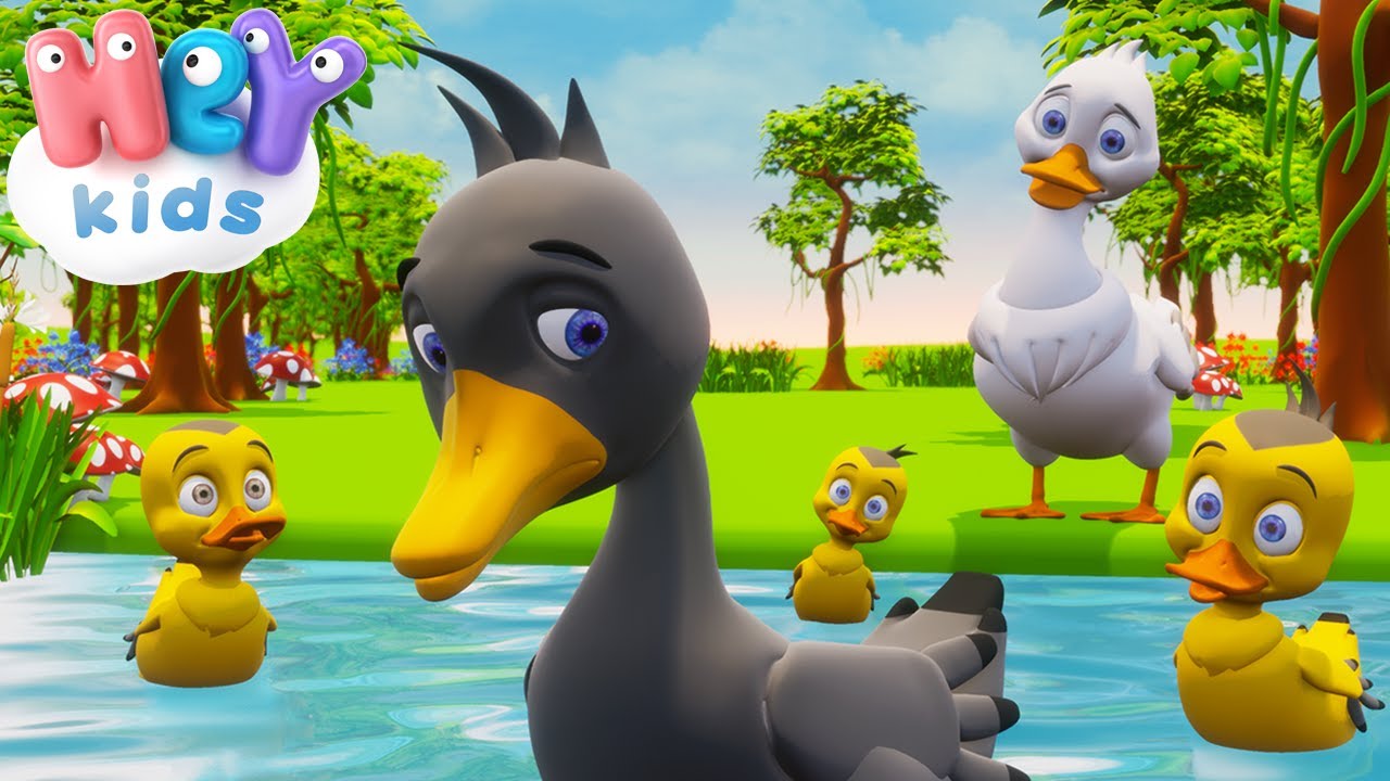 The Ugly Duckling story 🦆 Bedtime stories for toddlers 🦢 HeyKids