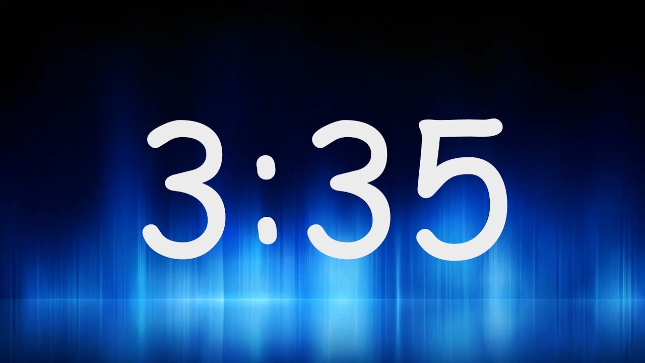 3:35 Minutes Timer / Countdown from 3min 35sec