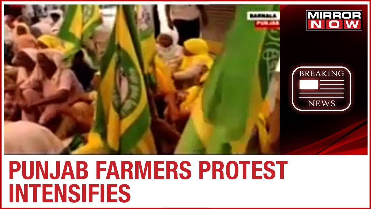 Punjab Farm Bills Protest: Farmers set up tents on railway tracks in Barnala district