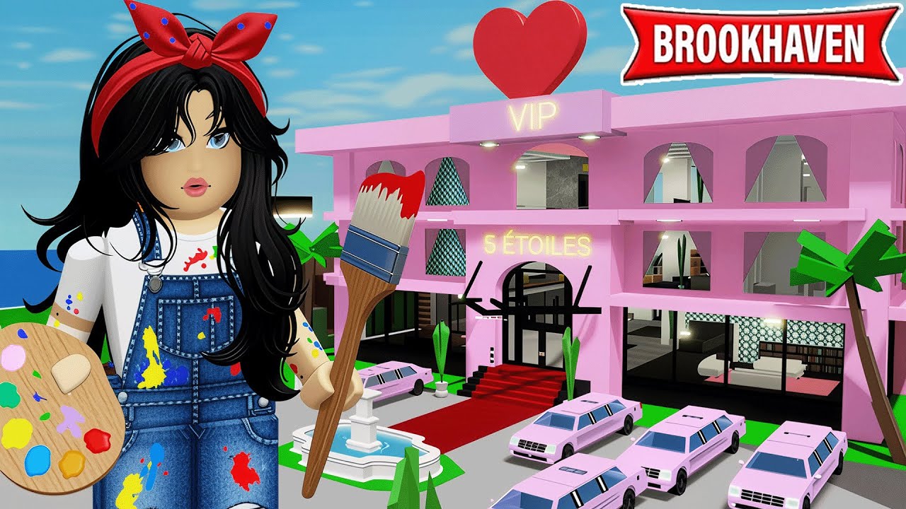 JE DÉCORE LE PLUS BEL HÔTEL SUR BROOKHAVEN ROBLOX !