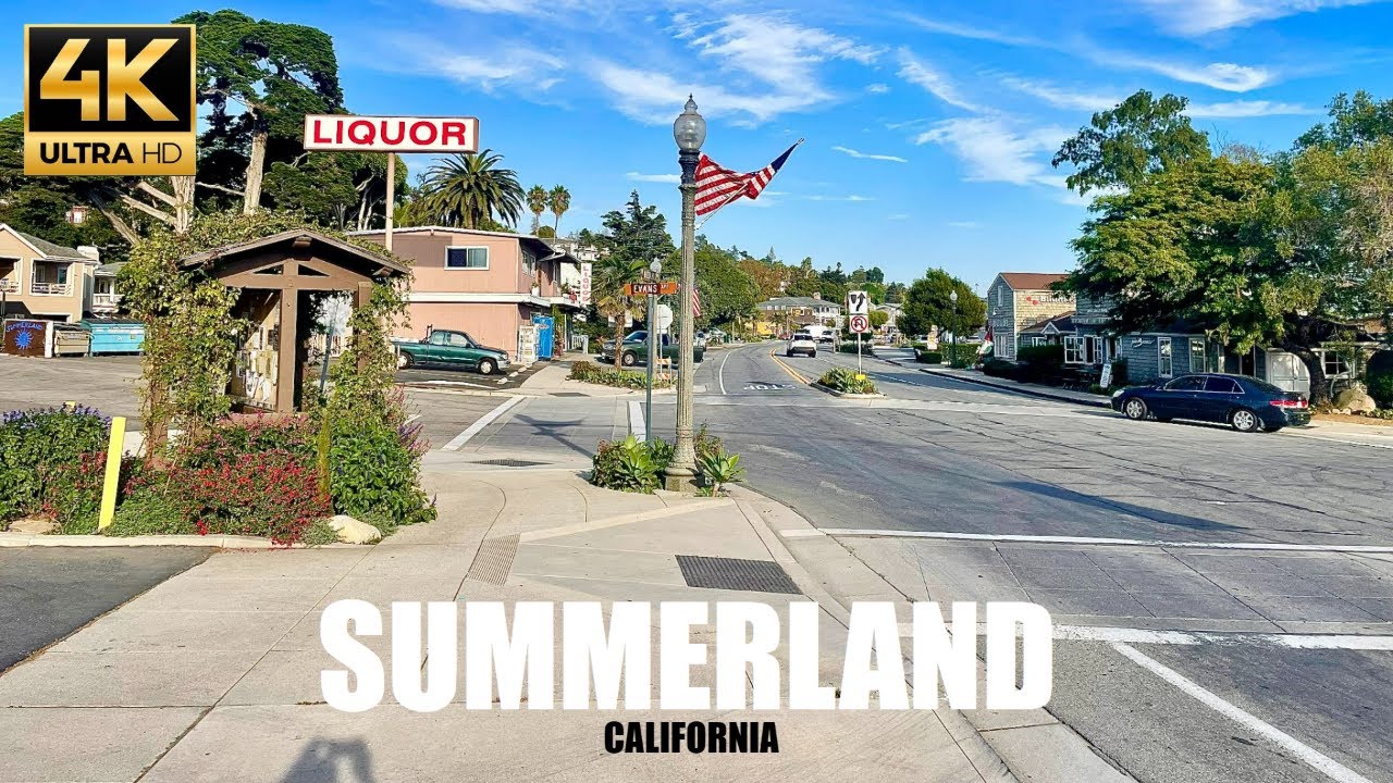 4K Driving Tour | Summerland CA
