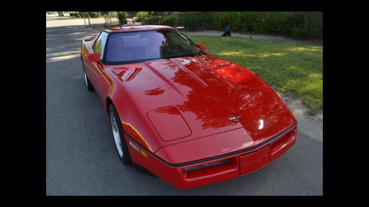 SOLD 1990 Corvette ZR1, Red/Saddle for sale by Corvette Mike Anaheim California