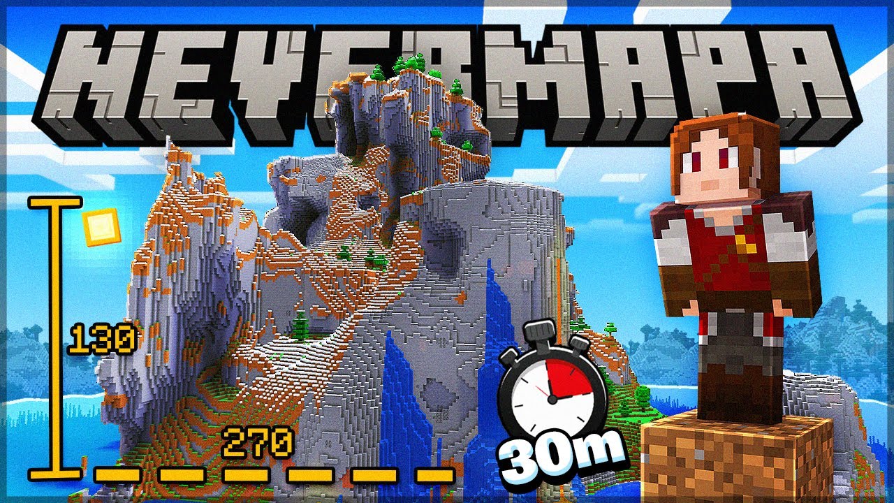 DESTRUÍ a MONTANHA DO FOREVER em 30 MINUTOS ! ( Humanamente Possível ) - NeverMapa #Extra