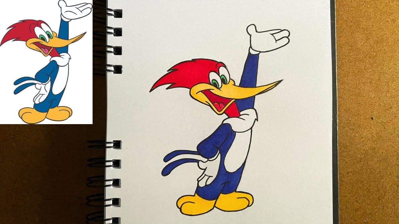 COMO DESENHAR O PICA PAU