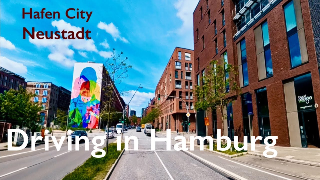 Driving in Hamburg *[Hafen City ➡️ Neustadt]**