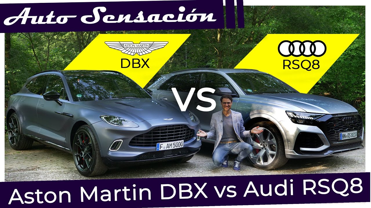 Comparativa Aston Martin DBX 2021 vs Audi RSQ8 2021.