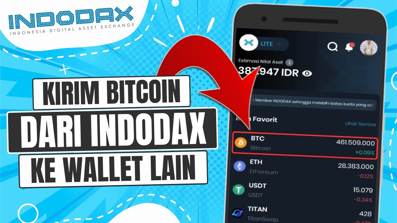 Cara Mengirim Bitcoin Dari Indodax ke Wallet Lain
