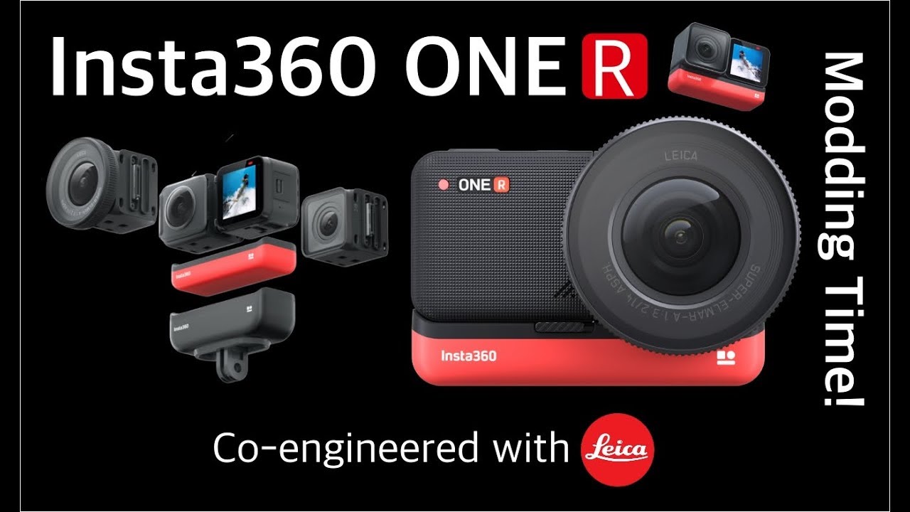 Insta360 ONE R 360 Action Camera - Adaptive Modular - 5.7K - LEICA