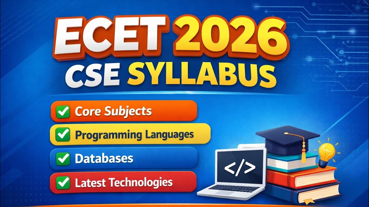 ECET 2026 CSE Syllabus Explained | Complete Subjects & Preparation Guide