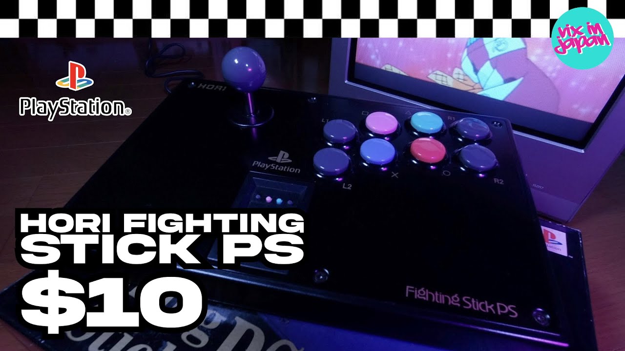 Hori Fighting Stick PS arcade joystick. $10 delivered. My best Japan retro gaming bargains.