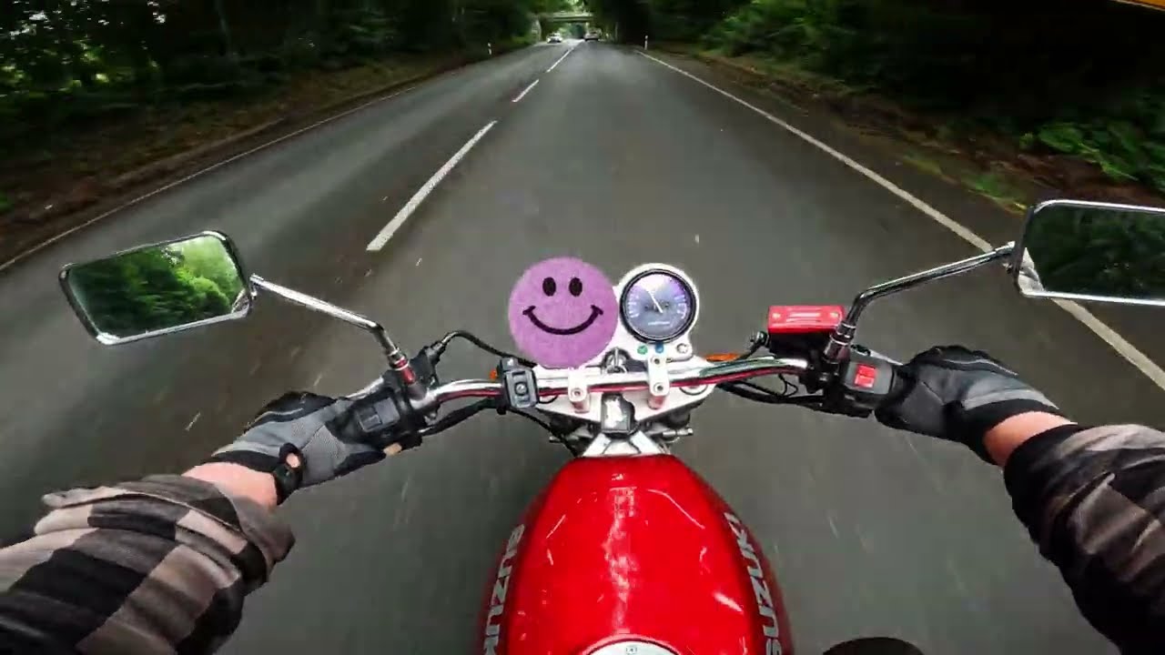 Weekend Ride with my Suzuki GS500e (Takkoni) POV External Audio / Pops and Crackles