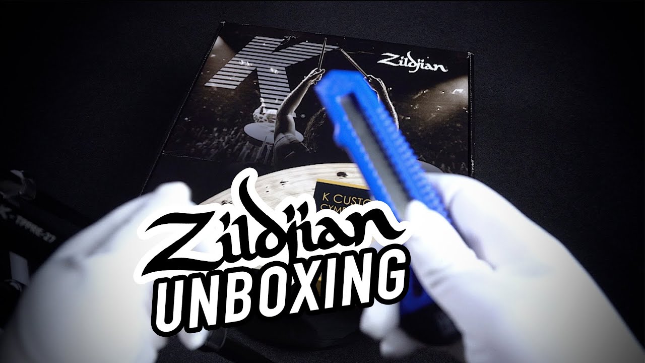 Unboxing Zildjian K custom dark cymbal pack