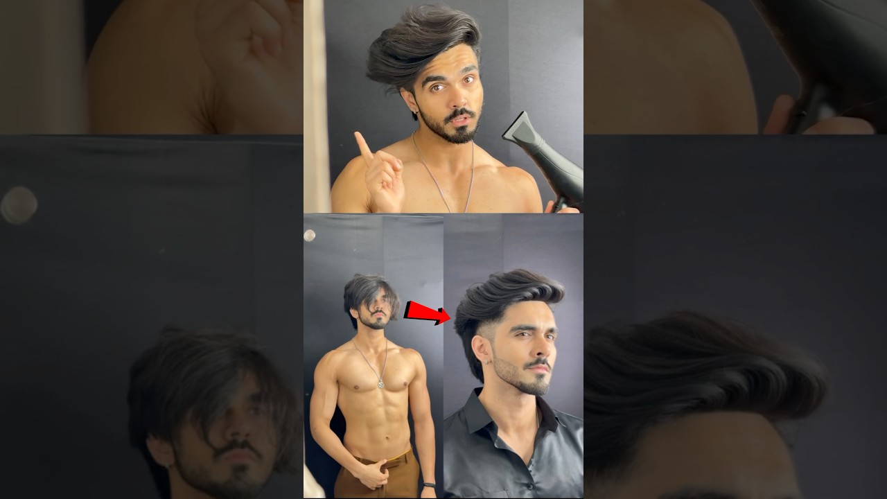 How To Style Your Hair ? 😎#hairstyles #hair #barber #hairroutine #hairstyling #hairhack