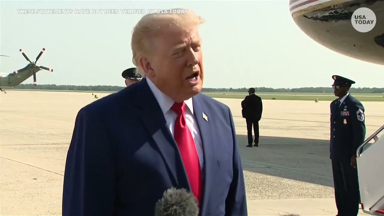 Трамп вылетает на борту Air Force One на церемонию встречи погибших военнослужащих на авиабазе Довер