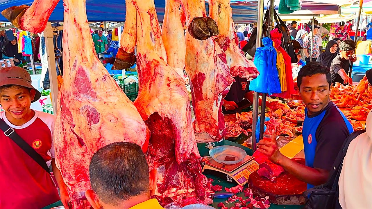 Pasar Pagi Jitra KEDAH | Malaysia Morning Market Tour | Fresh Seafoods , Meats, Vegetables & More