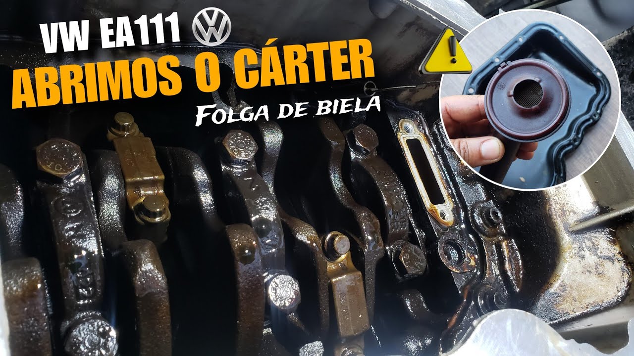 MOTOR VW EA111 Limpeza do pescador Folga de biela Óleo 10w40  Fox Gol Polo Spacefox Golf Saveiro