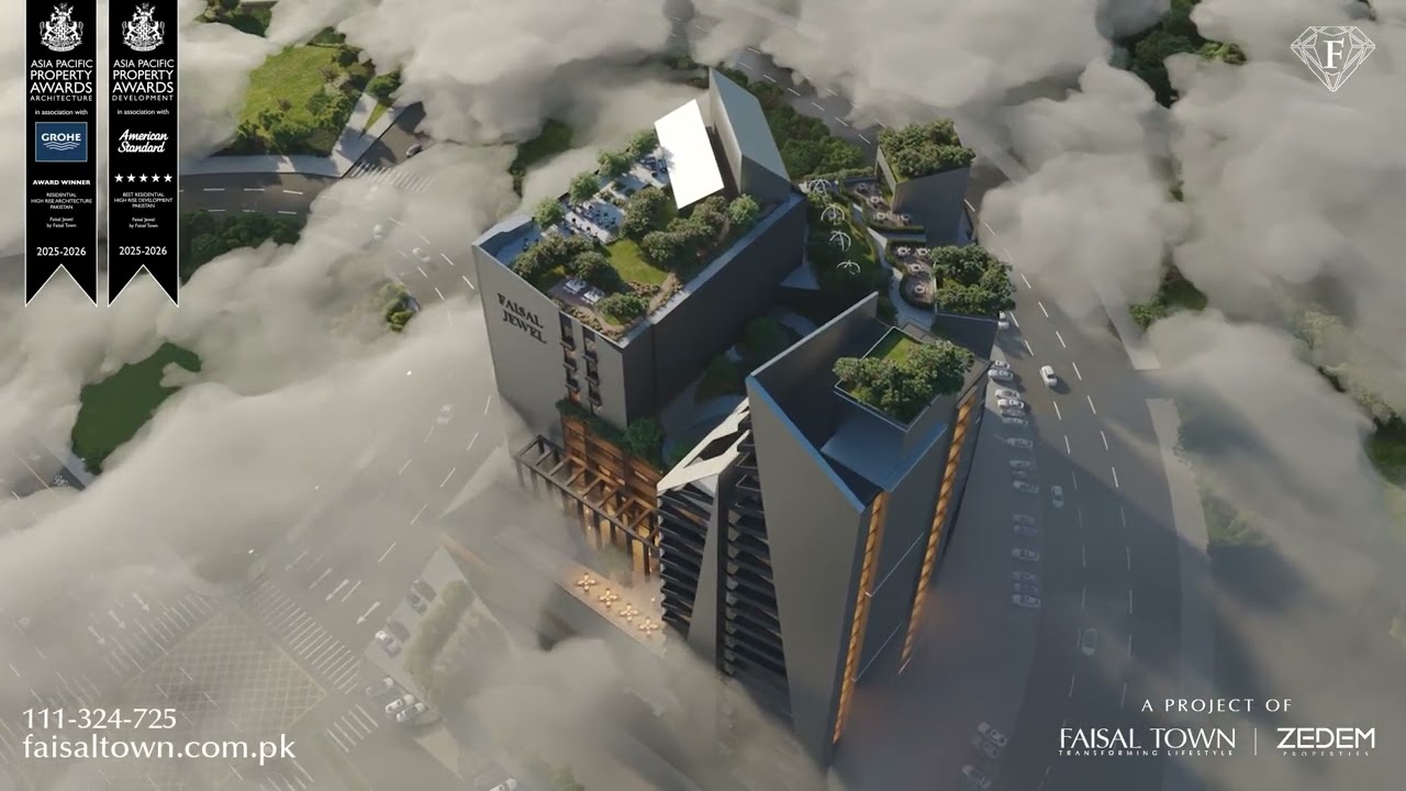 Faisal Jewel: 14th Floor Completed | A Rising Legacy by Faisal Town Group