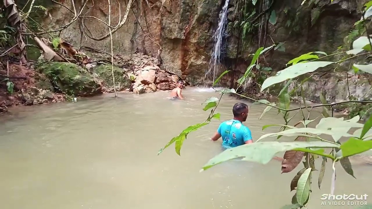 Descoberta de um pequena Cachoeira #sitio #viral #matogrosso 