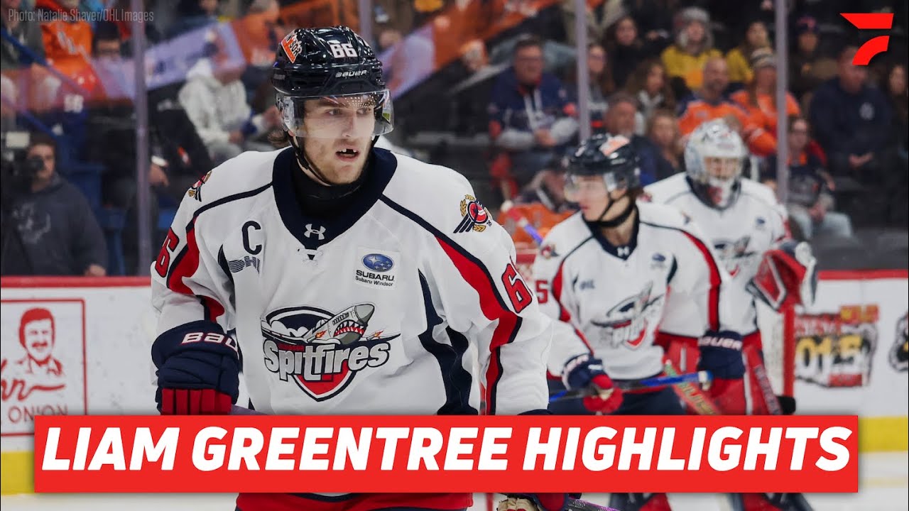 New York Rangers Prospect Liam Greentree Highlights | OHL Windsor Spitfires