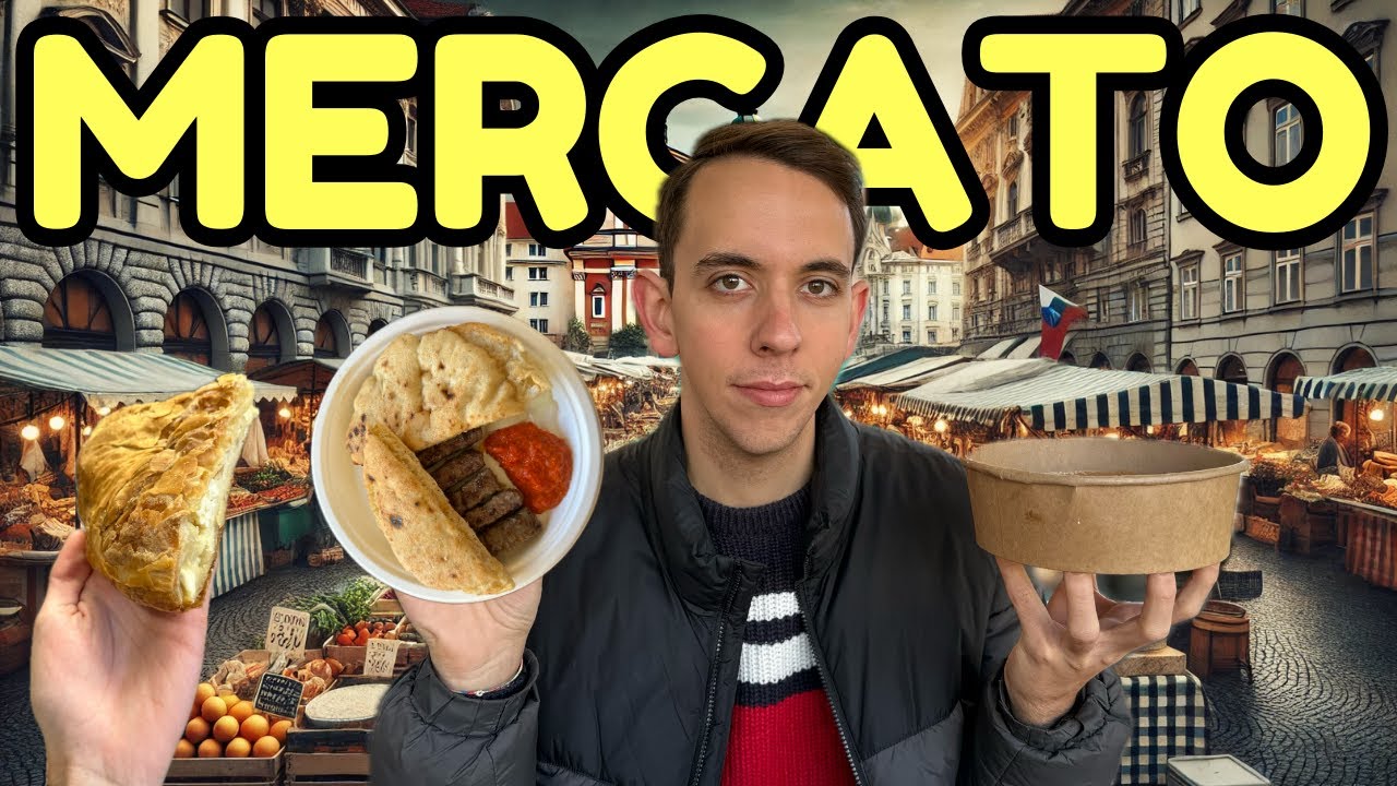 COME si MANGIA nel MERCATO STORICO di LUBIANA?