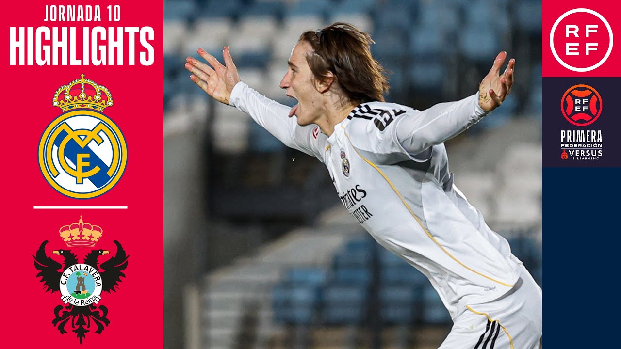 Resumen #PrimeraFederación | RM Castilla 1-0 CF Talavera | Jornada 10 | Temporada 2025/26